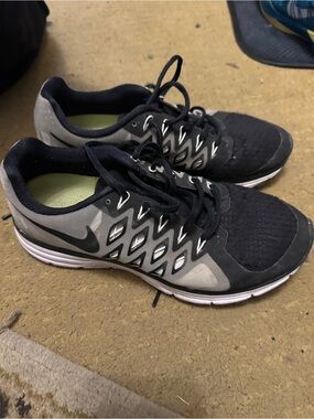 Nike Black & Neon Yellow Insoles Running Shoes